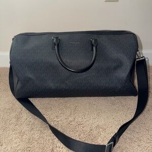 Michael Kors Charcoal and Black Duffel Bag
